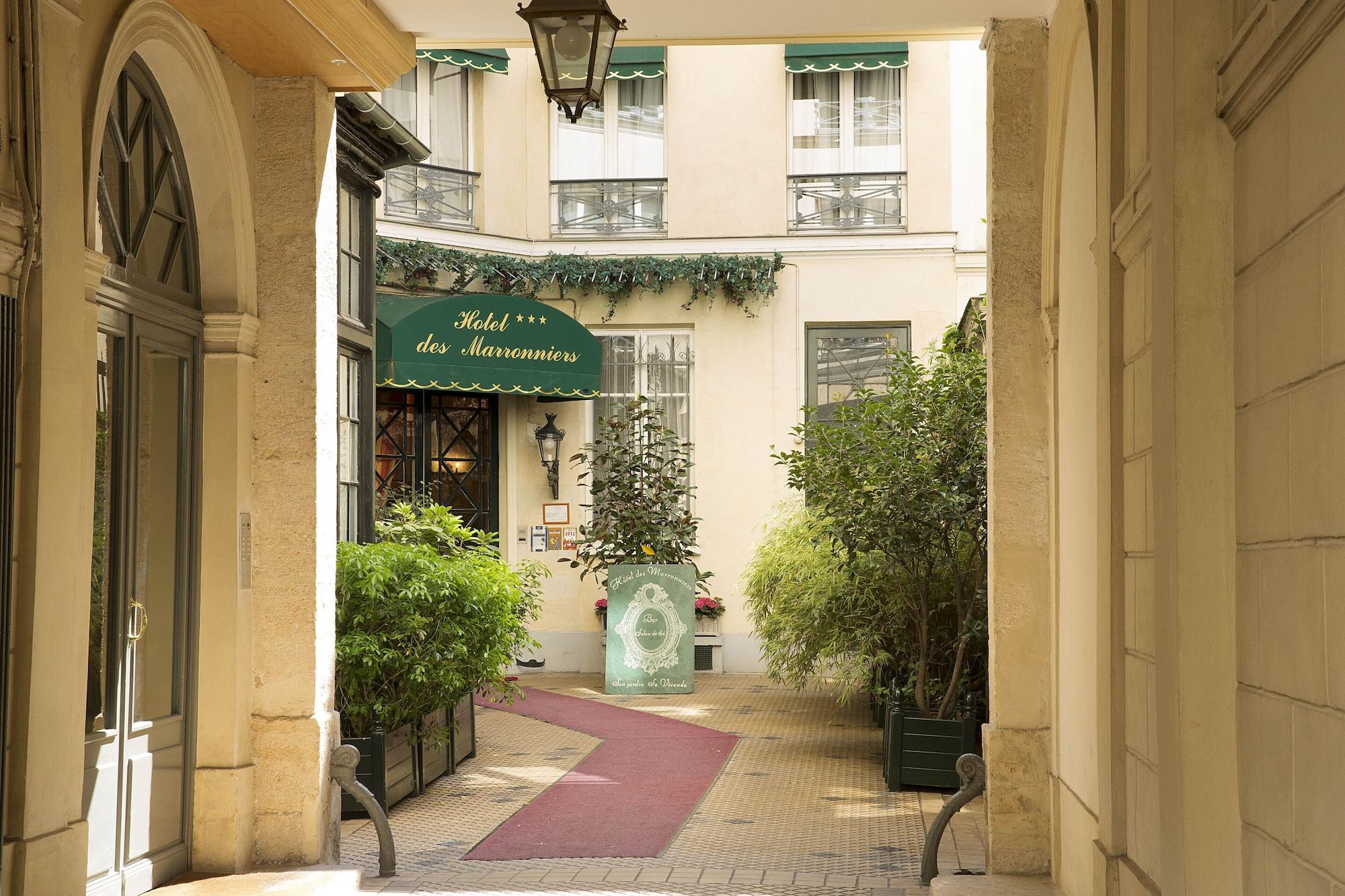 Hotel Des Marronniers Paris Luaran gambar